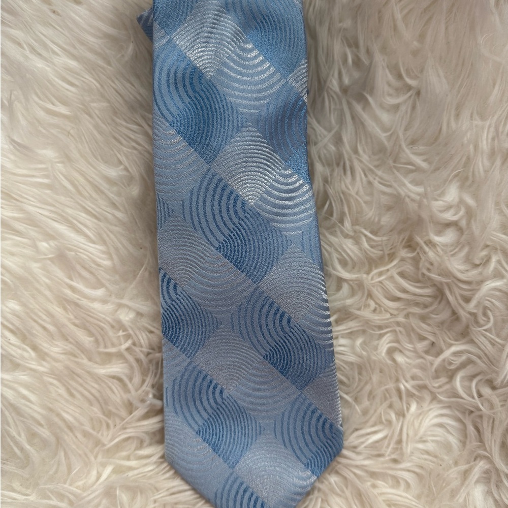 Bolgheri Elegant Blue Patterned Men's Tie